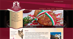 Desktop Screenshot of hotelmillennium.hu
